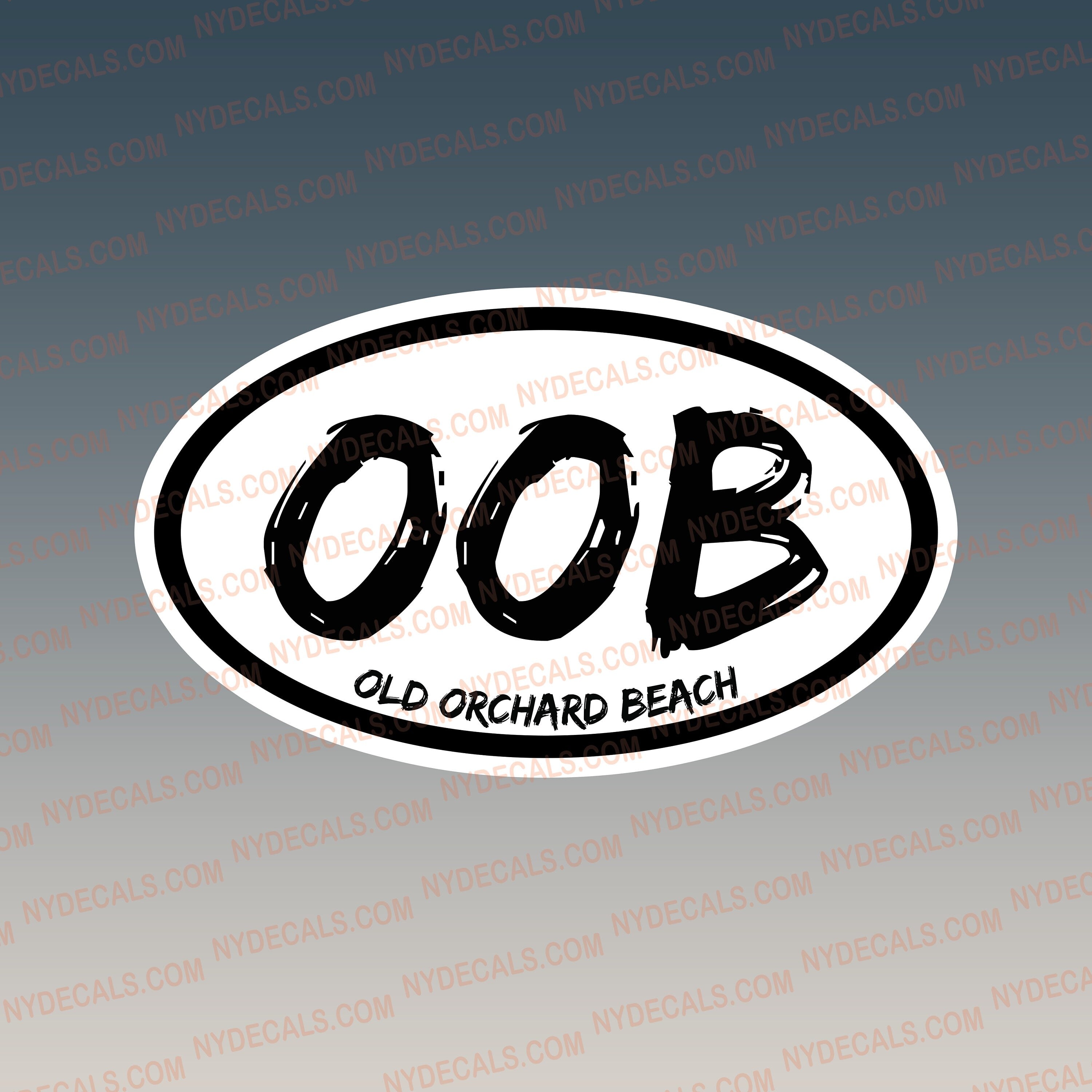 Old Orchard Beach Decals, OOB Maine Decal – NYDECALS