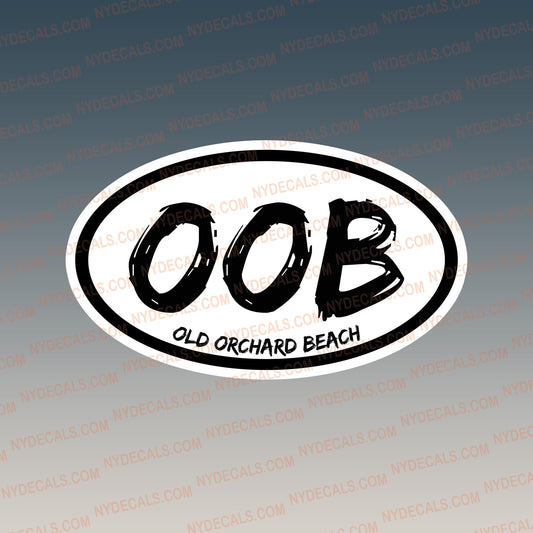 Old Orchard Beach Decals, OOB Maine Decal